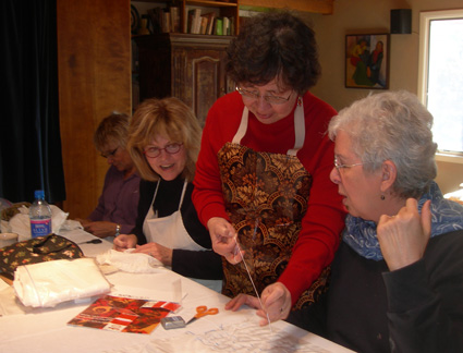 shibori class, Lee Creswell instructor