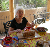 Mildred was honored on her birthday at a meeting